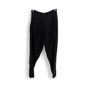 Scanlan Theodore black silk blend pants 4